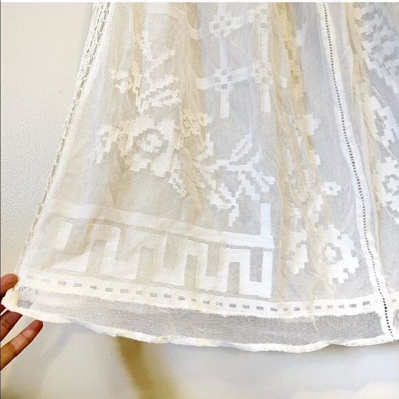 Anthropologie Forever That Girl Burnout Lace Maxi Skirt Size 6 - Picture 9 of 11